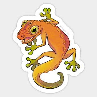 Three Eyed Gecko Sticker